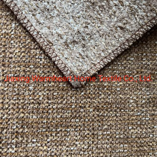 330g Polyester Soft Velvet Chenille Sofa Fabric Furniture Material Cushion Fabric 273